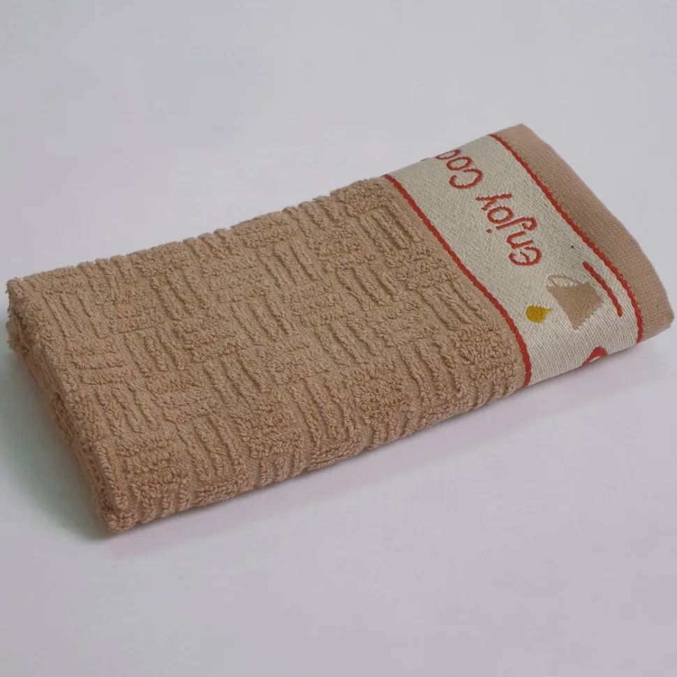 Paño de cocina rizo cenefa jacquard 10458