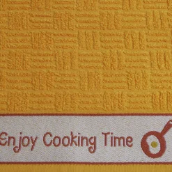 Paño de cocina rizo cenefa jacquard 10458