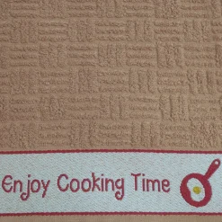 Paño de cocina rizo cenefa jacquard 10458
