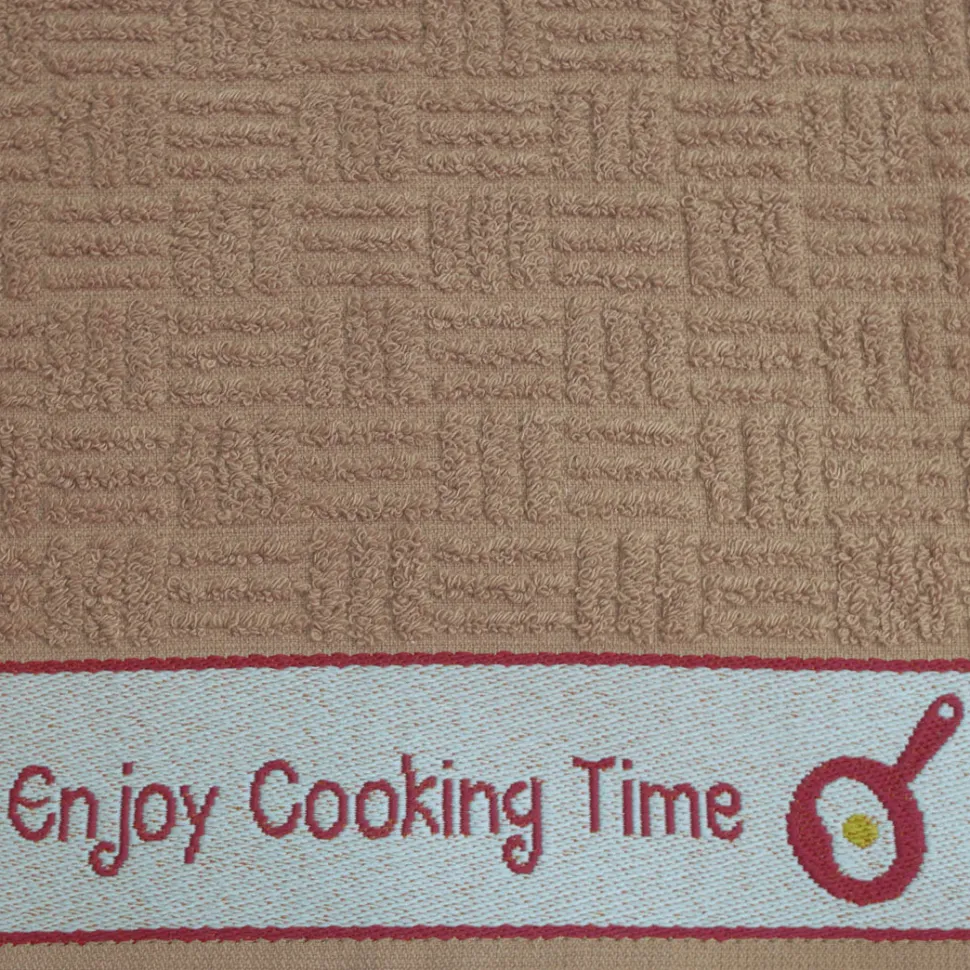 Paño de cocina rizo cenefa jacquard 10458