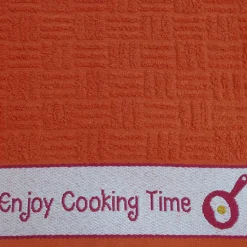 Paño de cocina rizo cenefa jacquard 10458