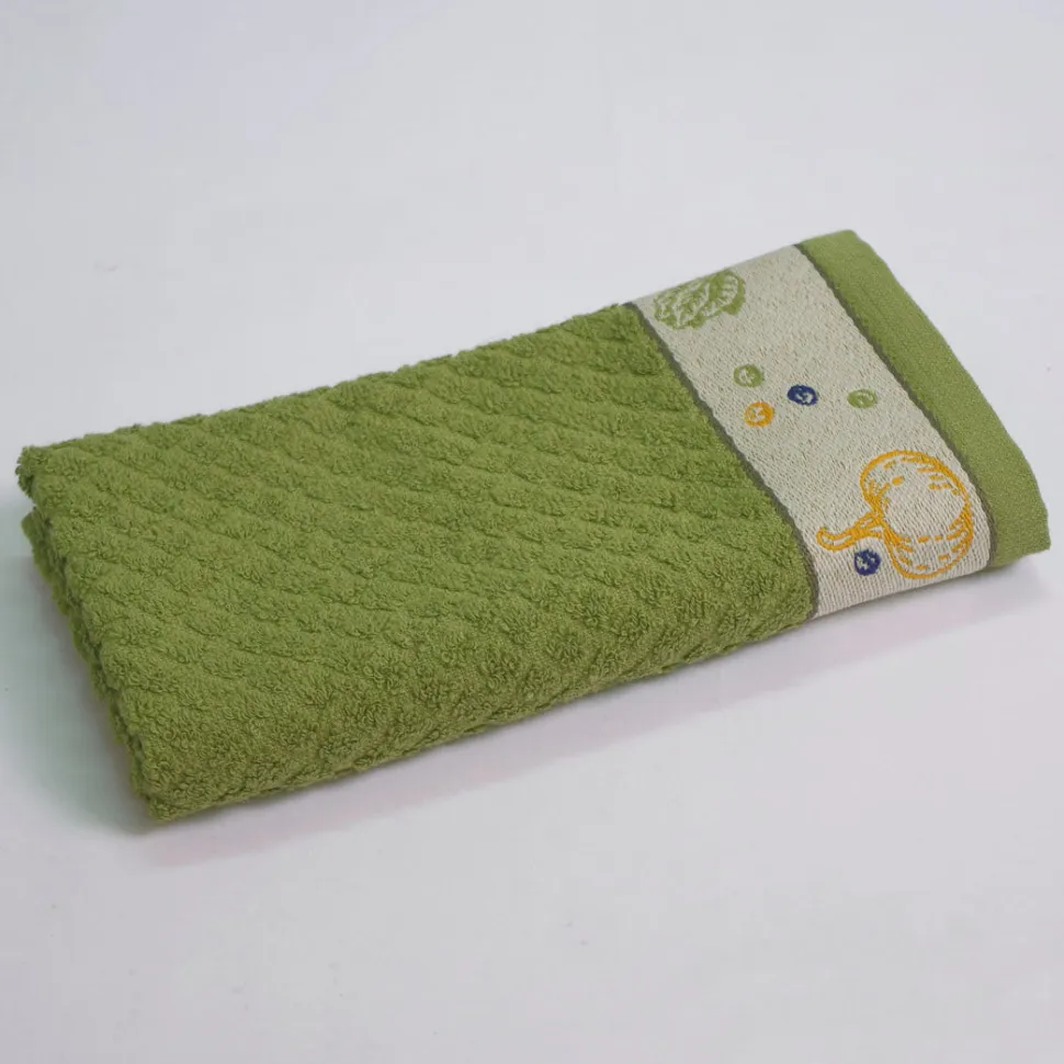 Paño de cocina rizo cenefa jacquard 12465