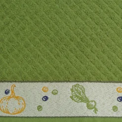 Paño de cocina rizo cenefa jacquard 12465