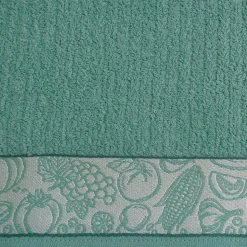 Paño de cocina rizo cenefa jacquard 13501