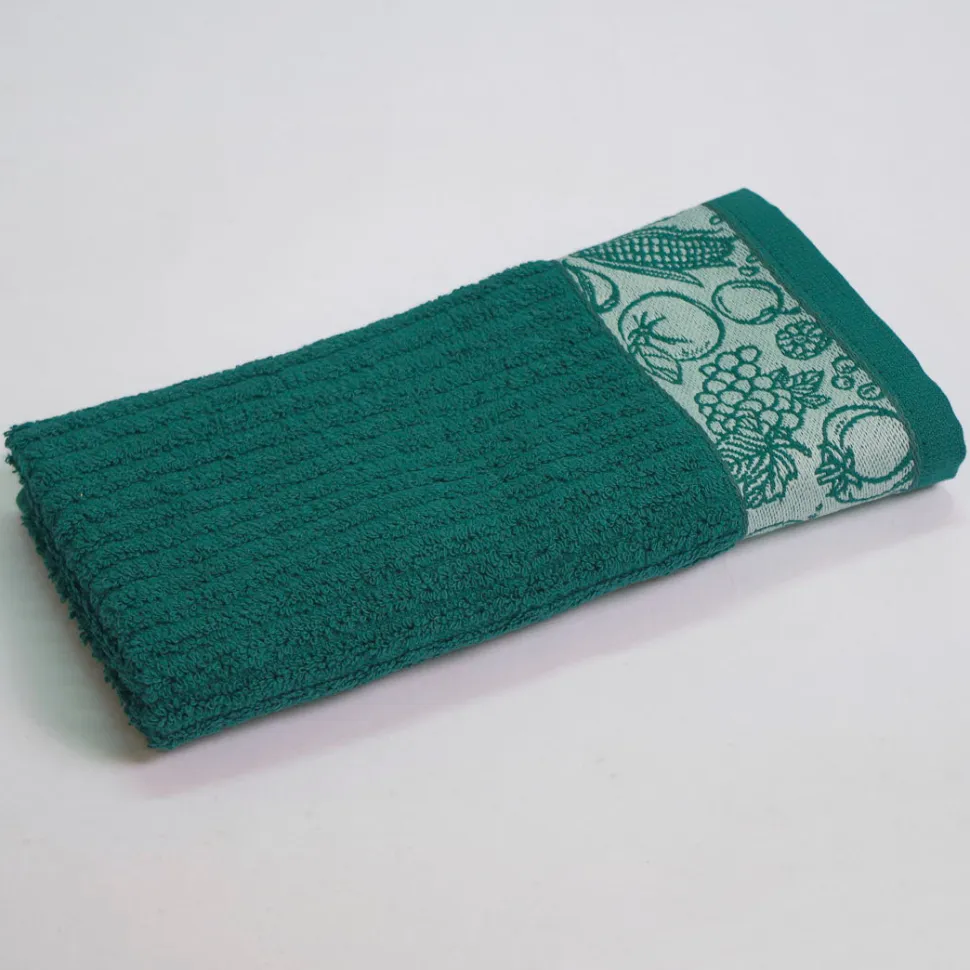 Paño de cocina rizo cenefa jacquard 13501