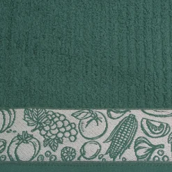 Paño de cocina rizo cenefa jacquard 13501
