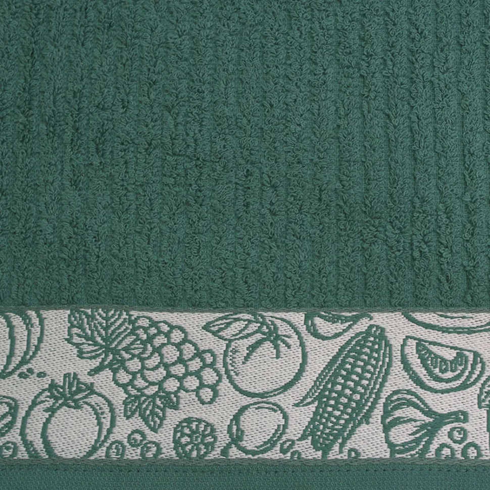 Paño de cocina rizo cenefa jacquard 13501