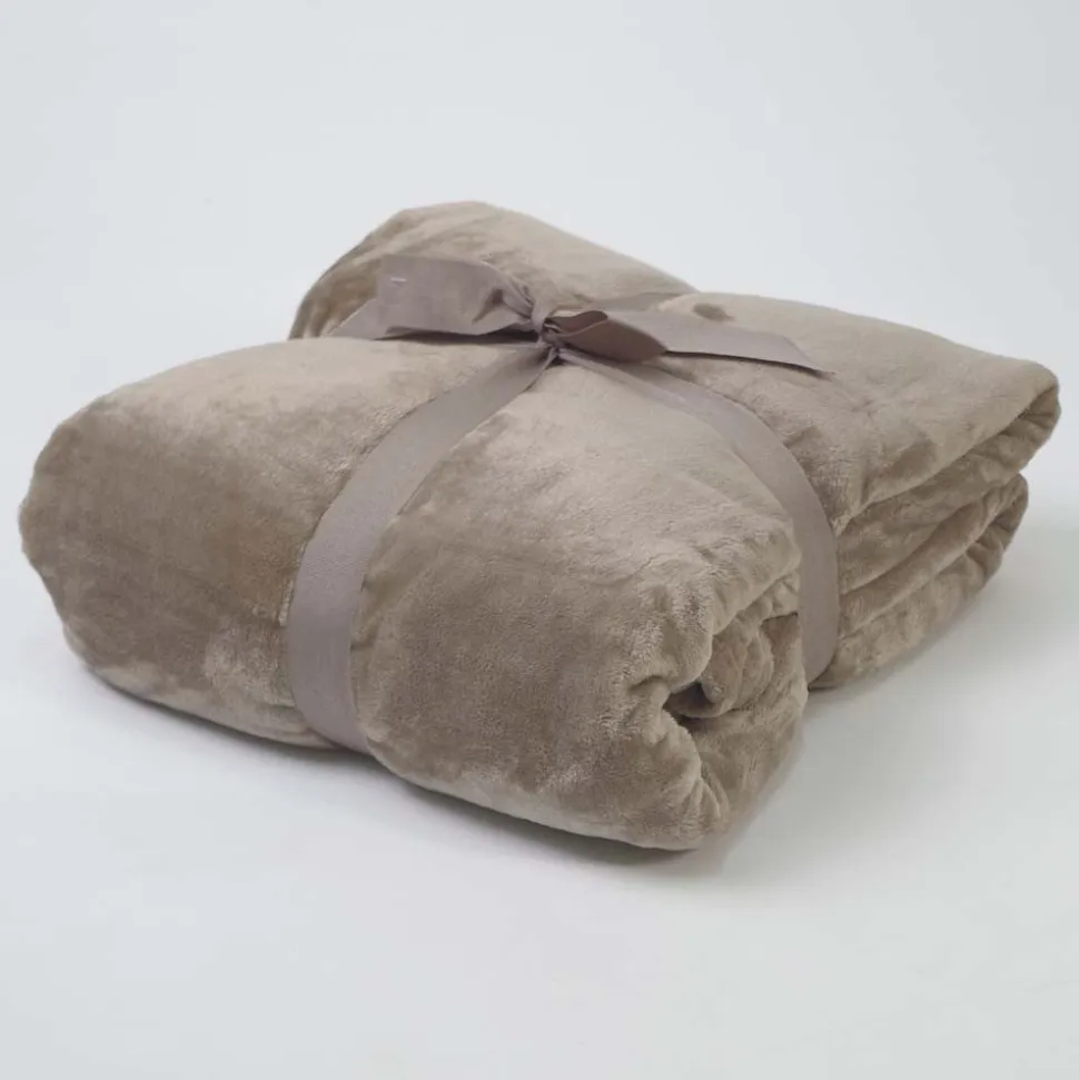 Plaid coralina alpes beige