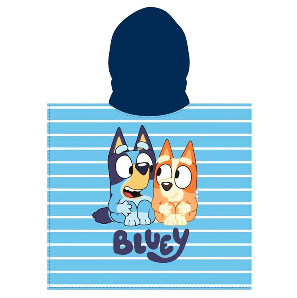 Poncho baño infantil microfibra bluey 1576