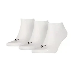 Puma calcetines sneaker plain blanco 3 pares
