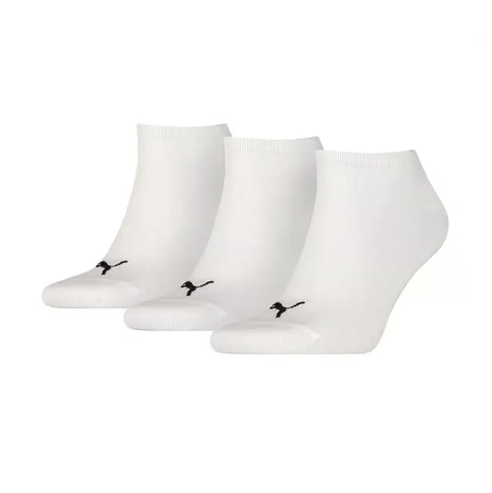 Puma calcetines sneaker plain blanco 3 pares