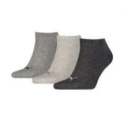 Puma calcetines sneaker plain gris 3 pares