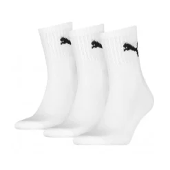Puma short crew blanco 3 pares