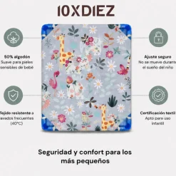Sabana ajustable hamaca guardería savage