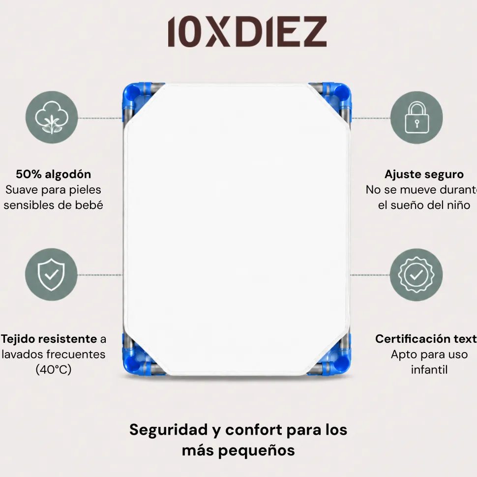 Sabana ajustable hamaca guardería