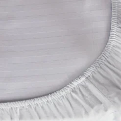 Sabana bajera cuna algodón blanco
