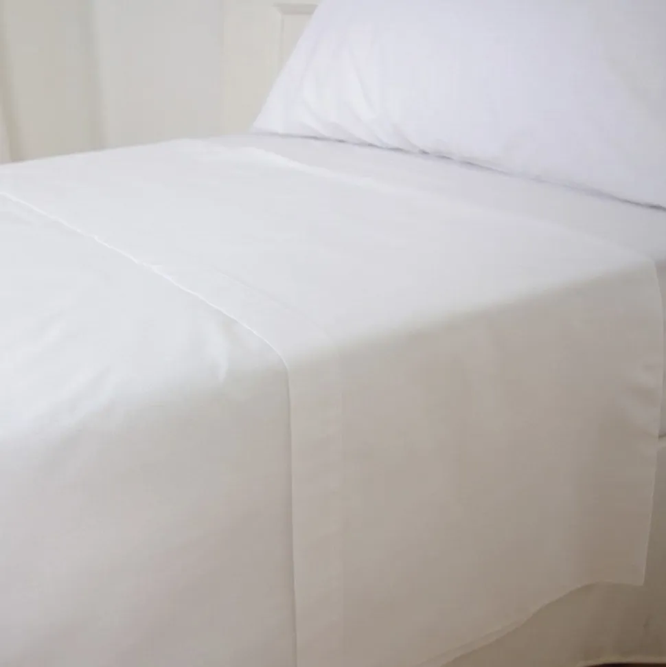 Sabana encimera hostelería blanca lote 12un. 160x270