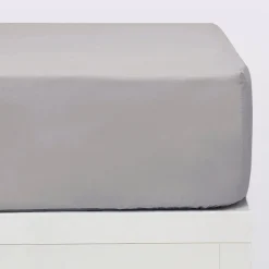 Sabanas bajeras algodón percal 200 hilos beige