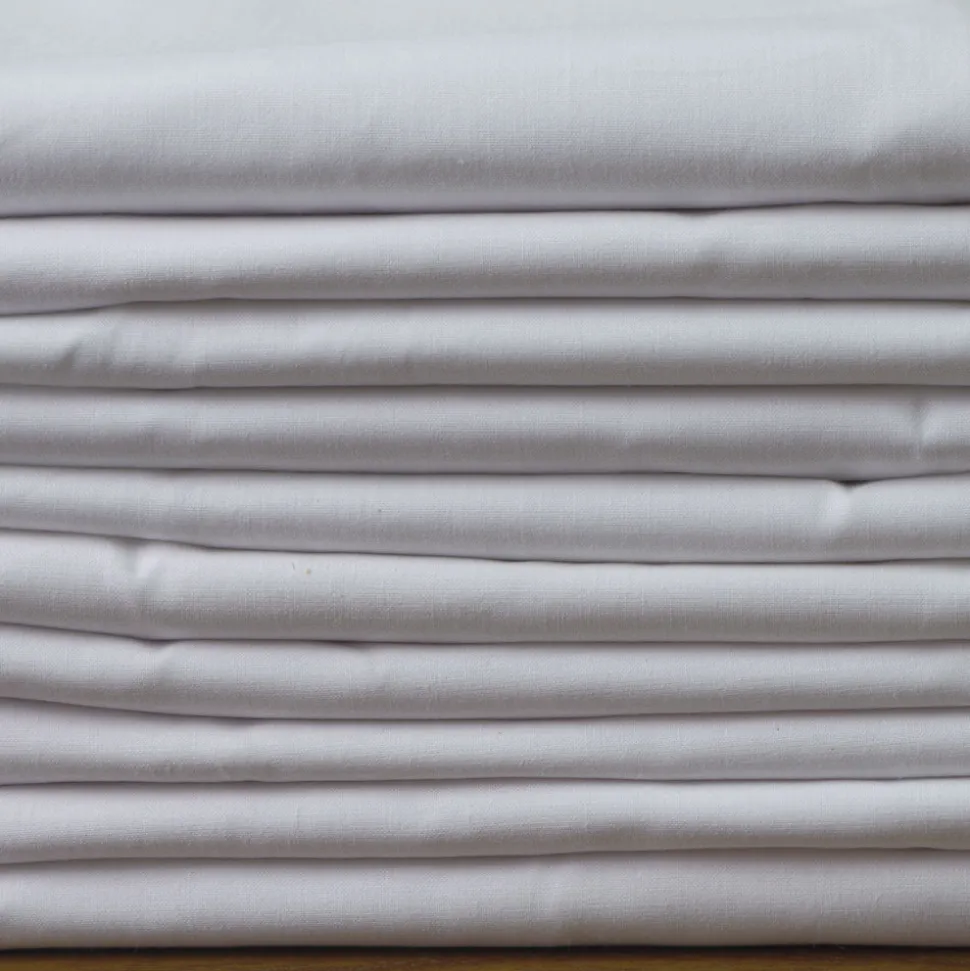 Sabanas bajeras blanco basic plus lote 10 unidades
