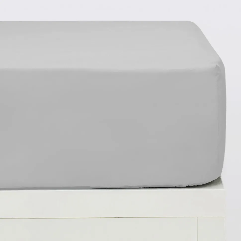 Sabanas bajeras gris perla basic plus
