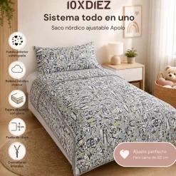 Saco nórdico ajustable apolo