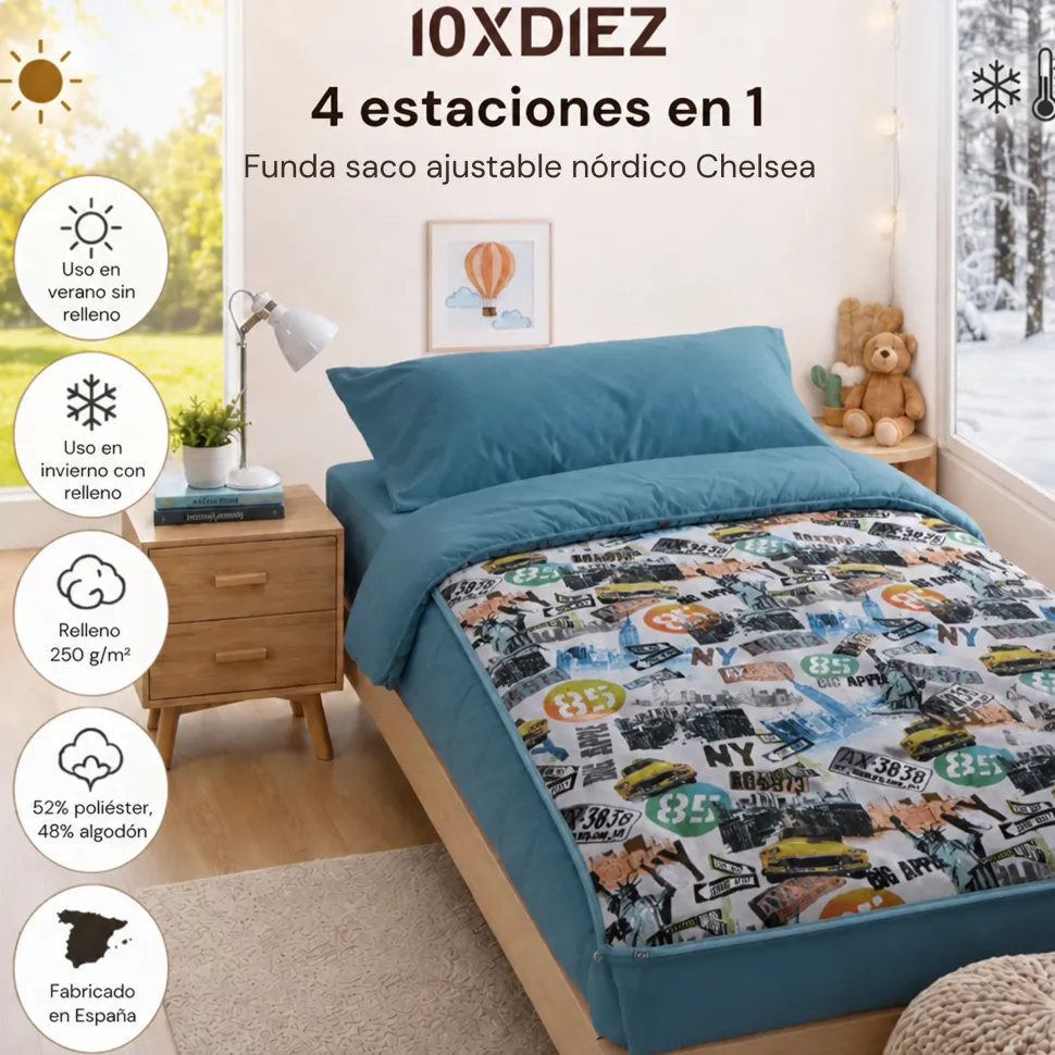 Saco nórdico ajustable Chelsea