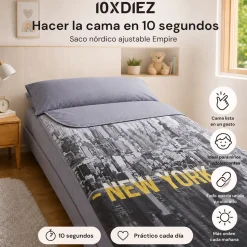 Saco nórdico ajustable empire