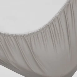 Sábanas bajeras punto algodón orgánico gris
