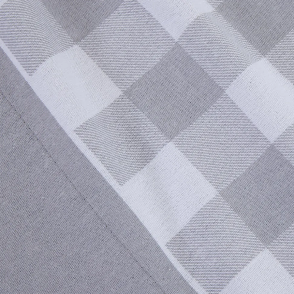 Sábanas franela damas gris