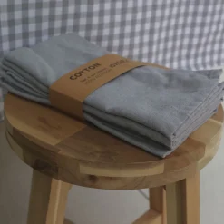 Servilletas cotton gris pack 4 unidades