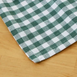 Servilletas cotton vichí verde pack 4 unidades