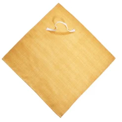 Servilleta tipo babero con goma amarillo