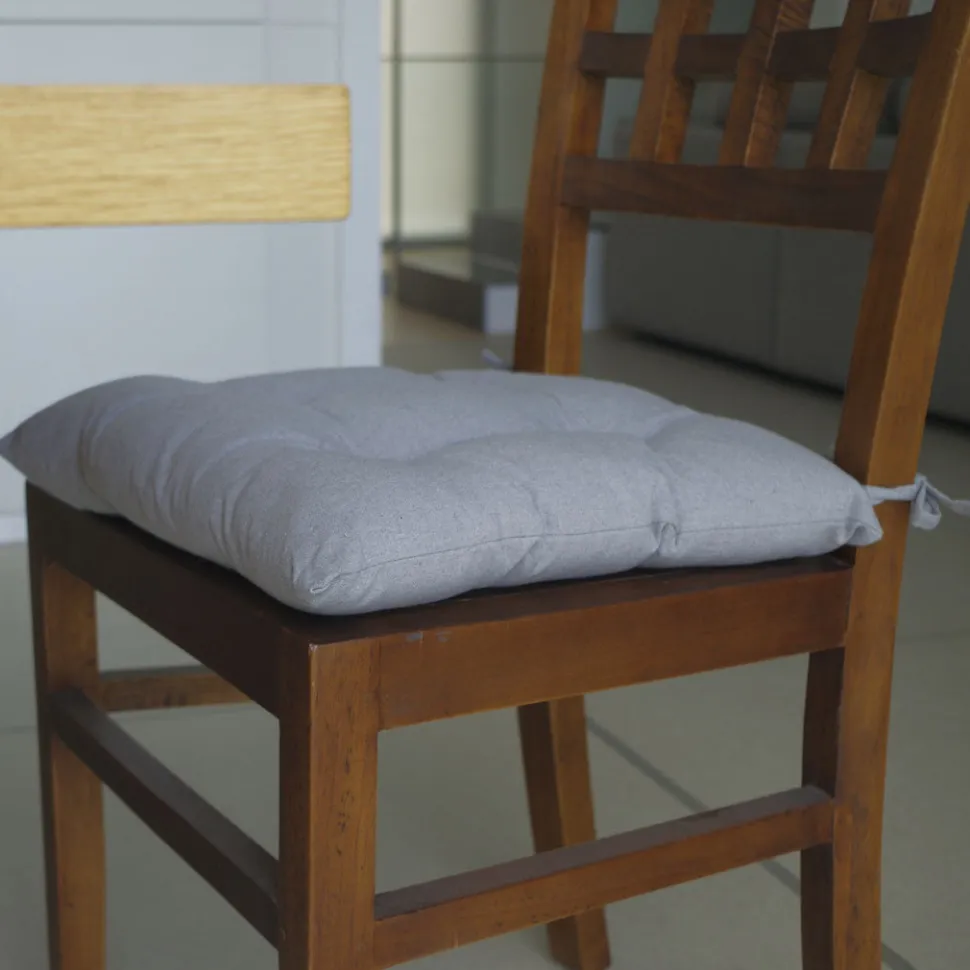 Tapeta silla cotton gris liso