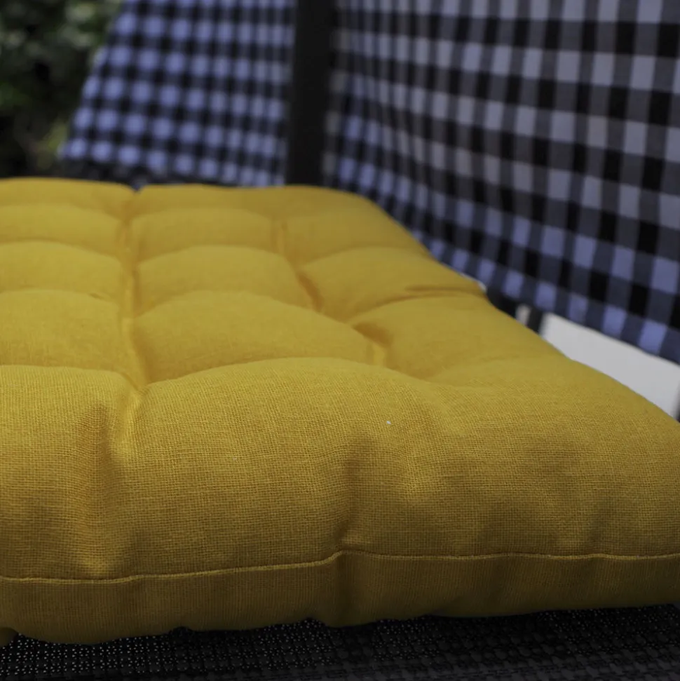 Tapeta silla cotton mostaza