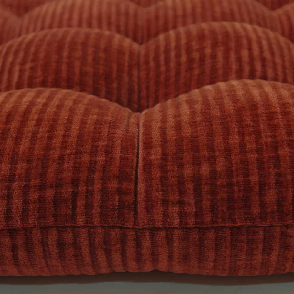 Tapeta silla velour texturado teja 13