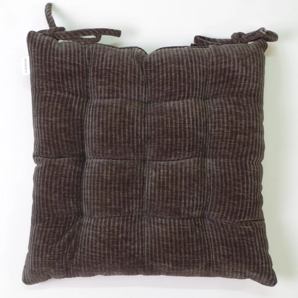 Tapeta silla velour texturado gris plomo 2