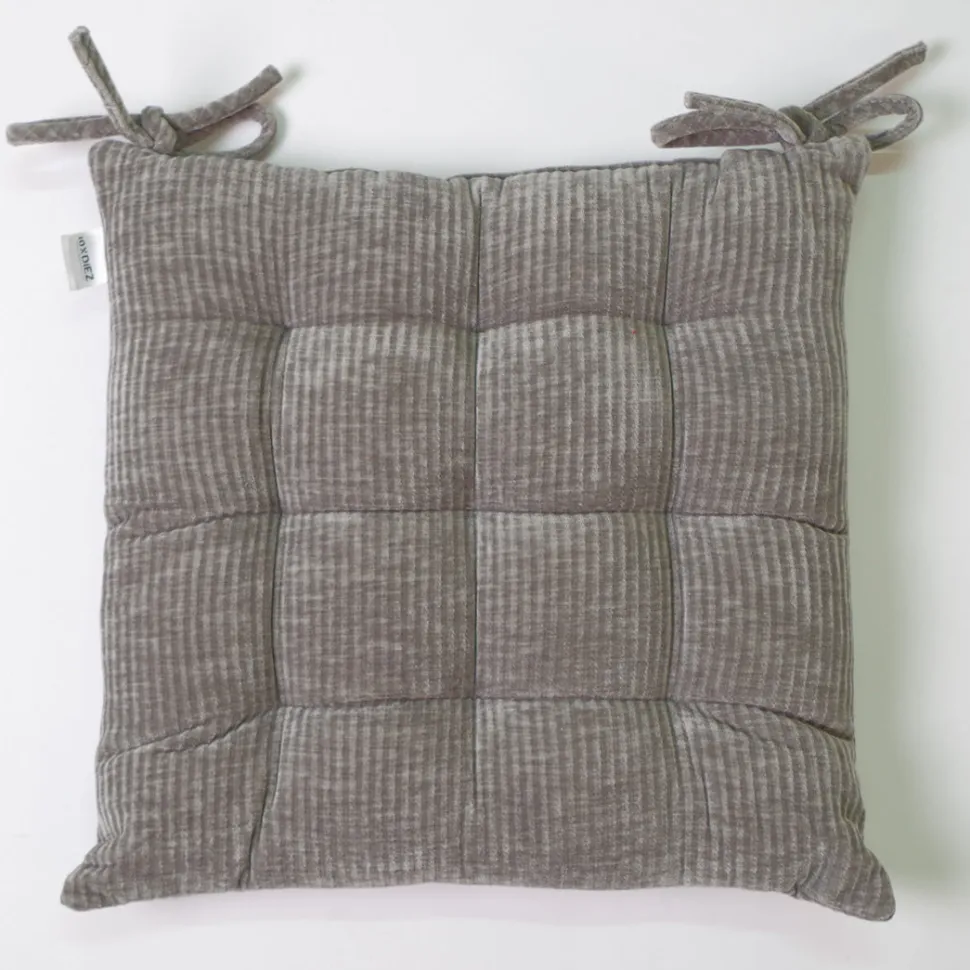 Tapeta silla velour texturado gris 4