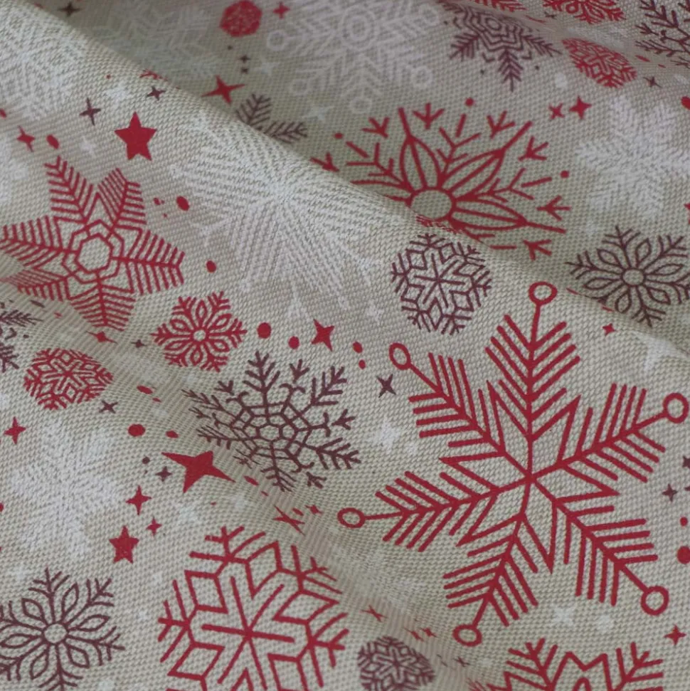 Tela mantel navidad varda