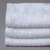 Toalla algodón cardado 400gr/m² 50x100cm blanco - Pack 3 unidades