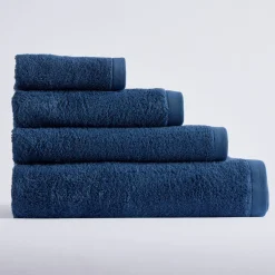 Toalla algodón 500 gr/m2 azul marino