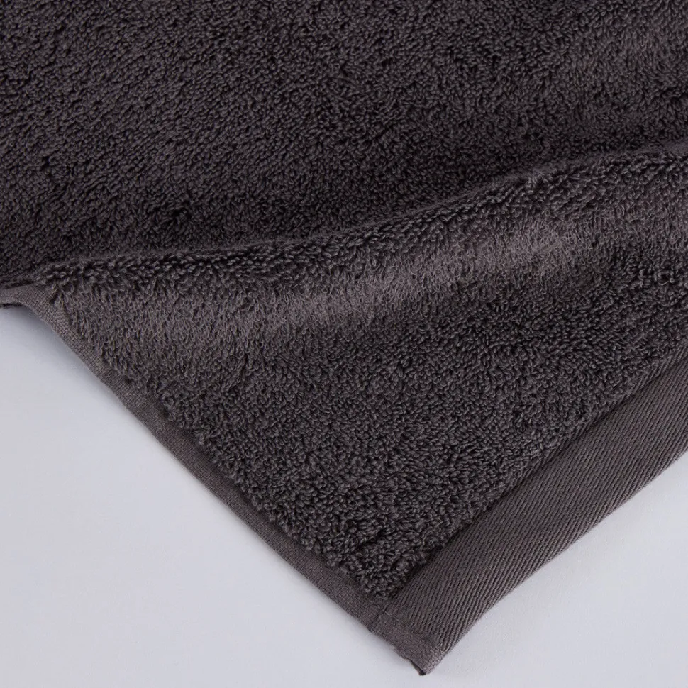 Toalla algodón 550 gr/m2 gris plomo