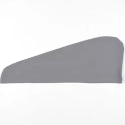 Toalla microfibra para pelo gris plomo